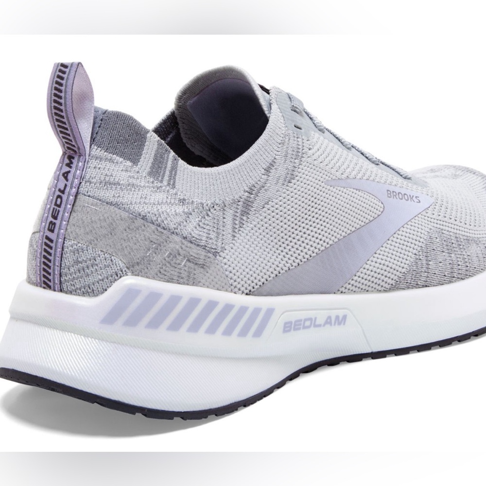 Brooks Bedlam 3 Gray Knit W8.5 - Picture 11 of 13